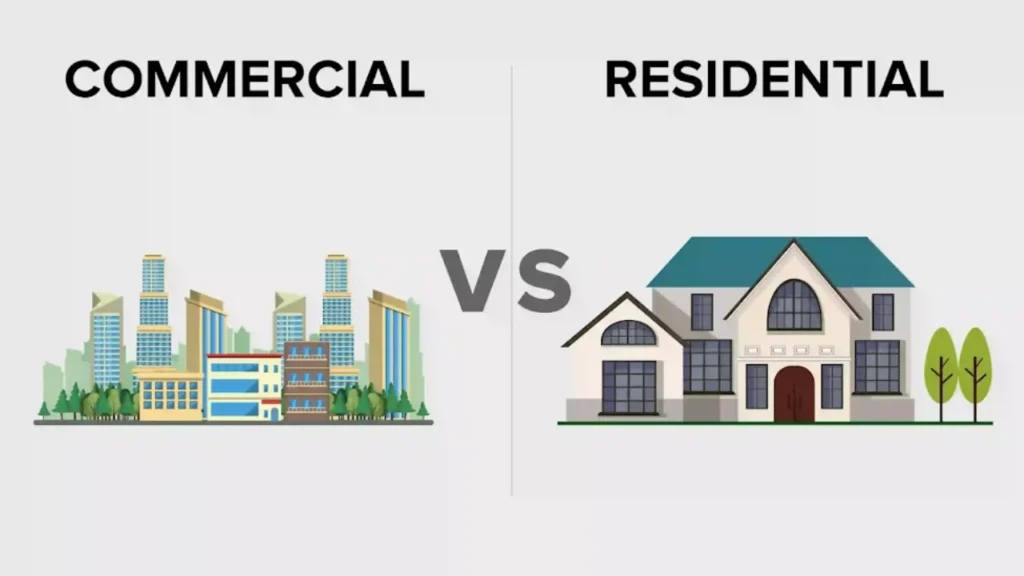 Difference between Commercial vs Residential Real Estate Law