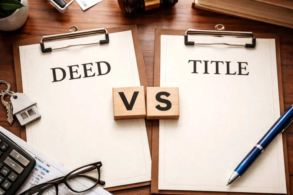 Title vs Deed in Milton: What’s the Difference in Real Estate?