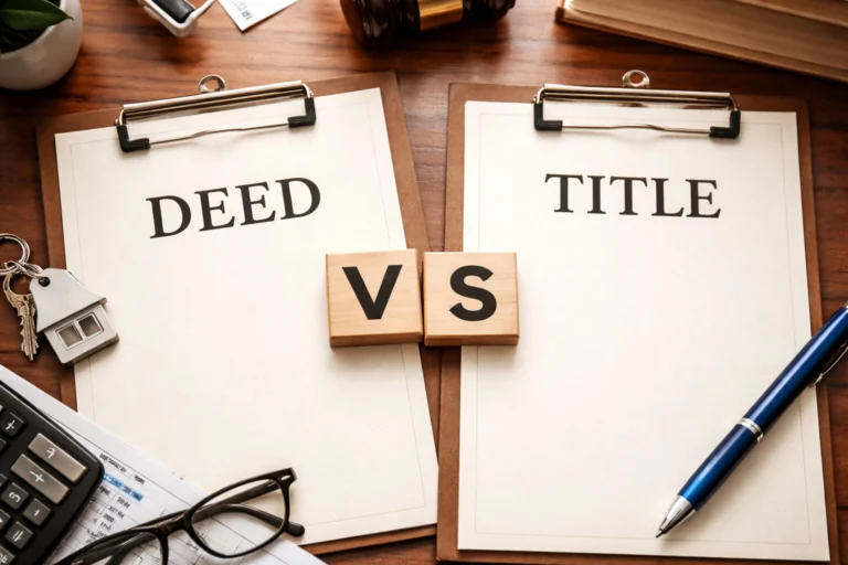 Title vs Deed in Milton: What’s the Difference in Real Estate?